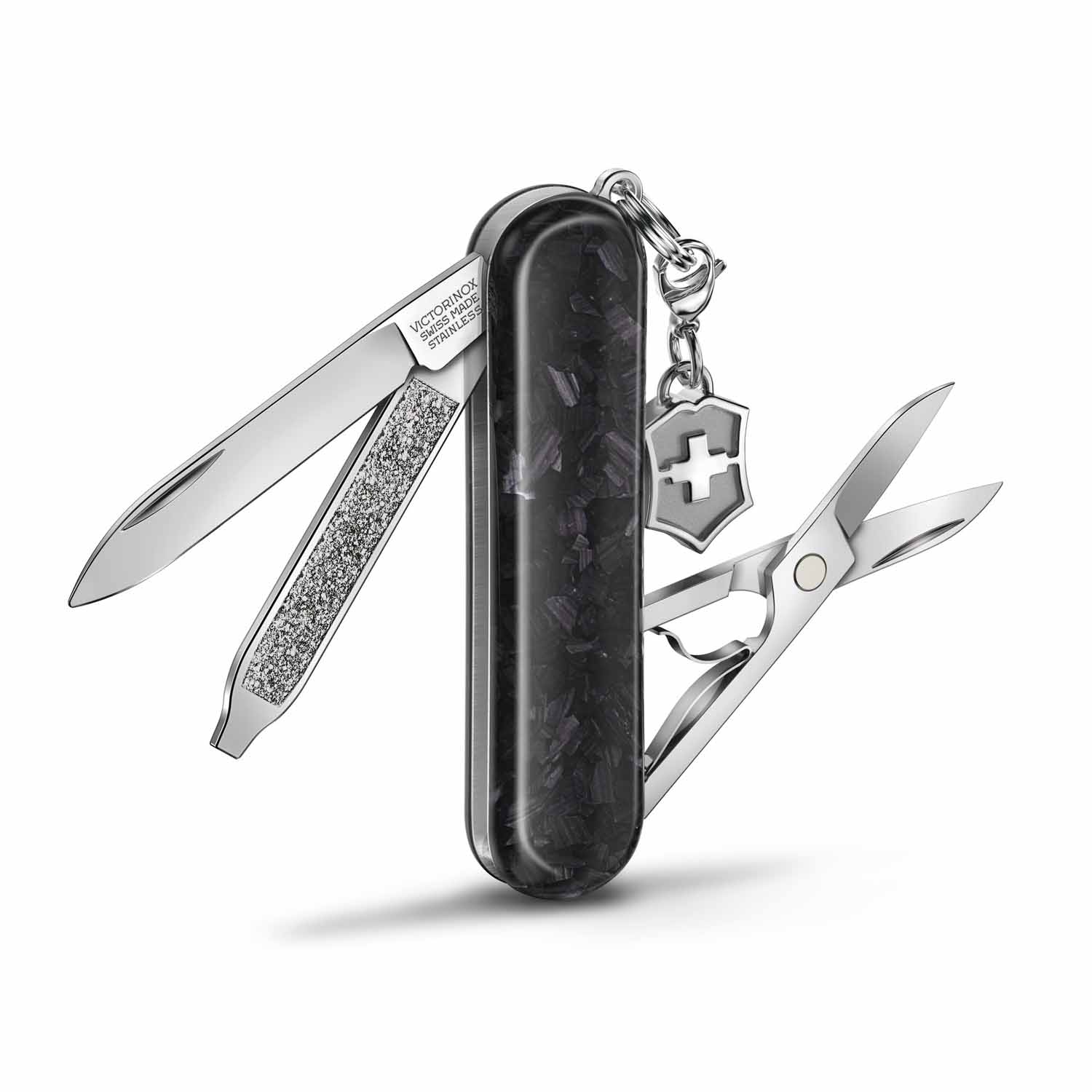 Victorinox Classic SD Brilliant, 58 mm, Carbon