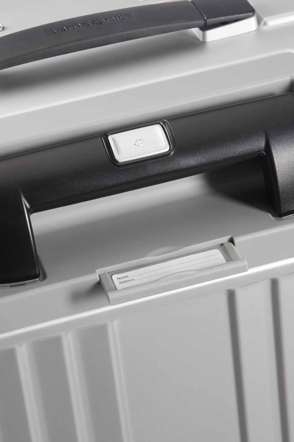 Samsonite Lite-Box Alu Trunk 74cm mit 4 Rollen + GRATIS HOTELGUTSCHEIN Aluminium