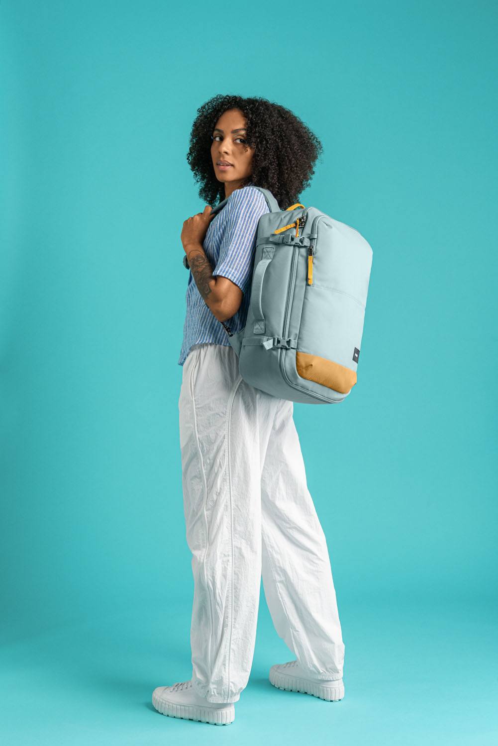 pacsafe GO Anti-Theft 34L Carry-on Backpack Fresh Mint pacsafe GO Anti-Theft 34L Carry-on Backpack Fresh Mint