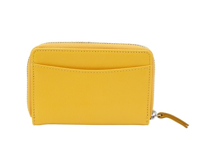 Braun Büffel JOY RFID RV Mini Geldbörse sonnengelb