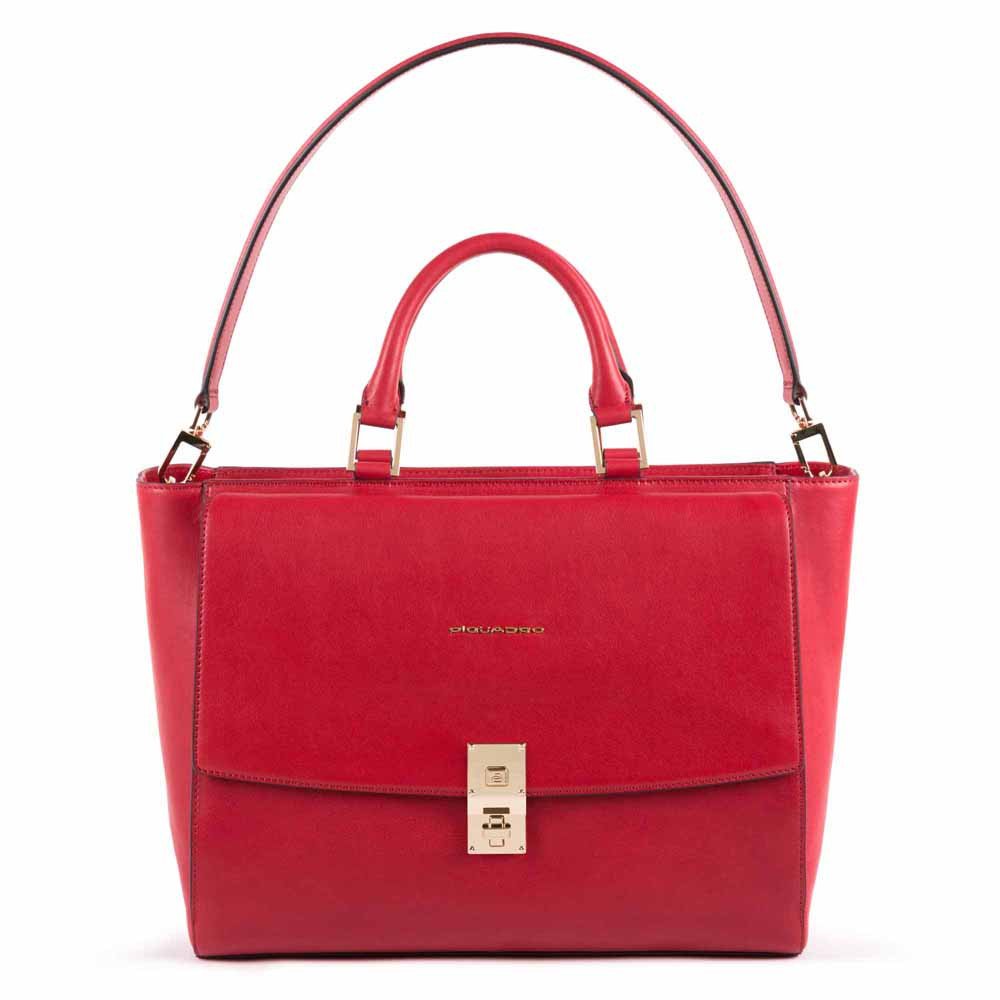 Piquadro DF Damenlaptoptasche für 13,3" Notebook un iPad Pro 12.9" rot
