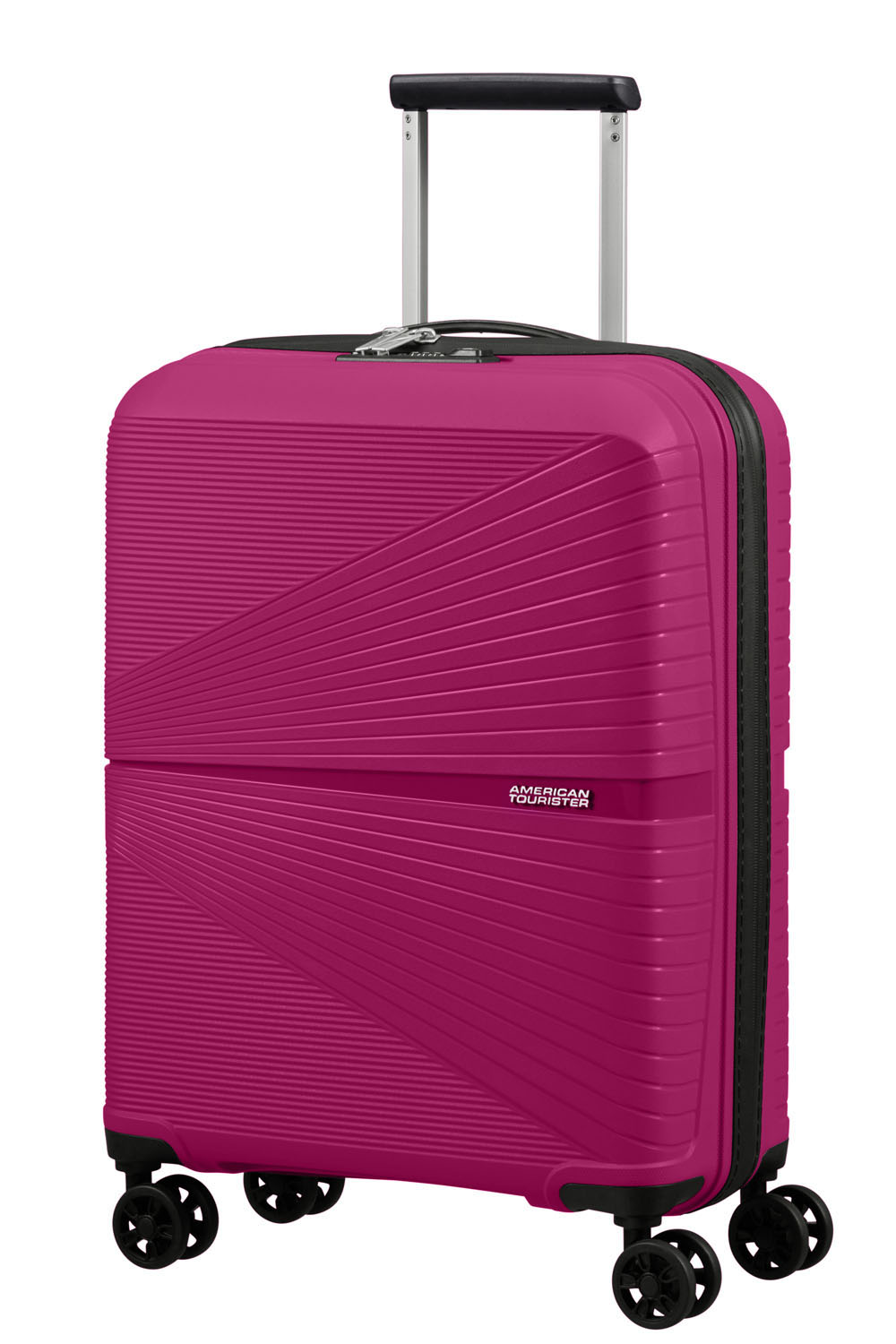 American Tourister Airconic Handgepäck Trolley 55cm mit 4 Rollen + GRATIS HOTELGUTSCHEIN Deep Orchid