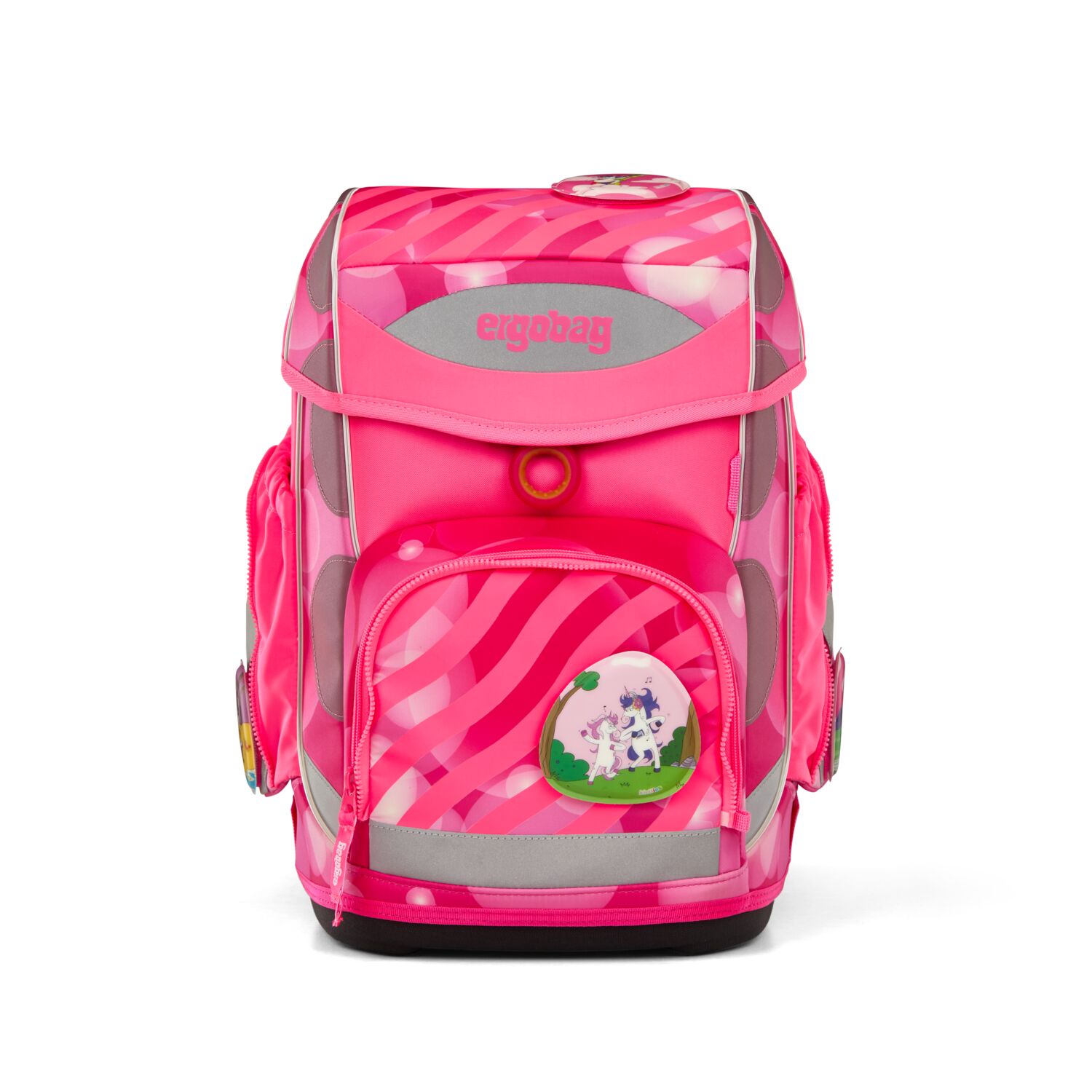 ergobag cubo NEO Edition 5-teiliges Schulrucksack-Set 2025 KuntBärbuntes Einhorn