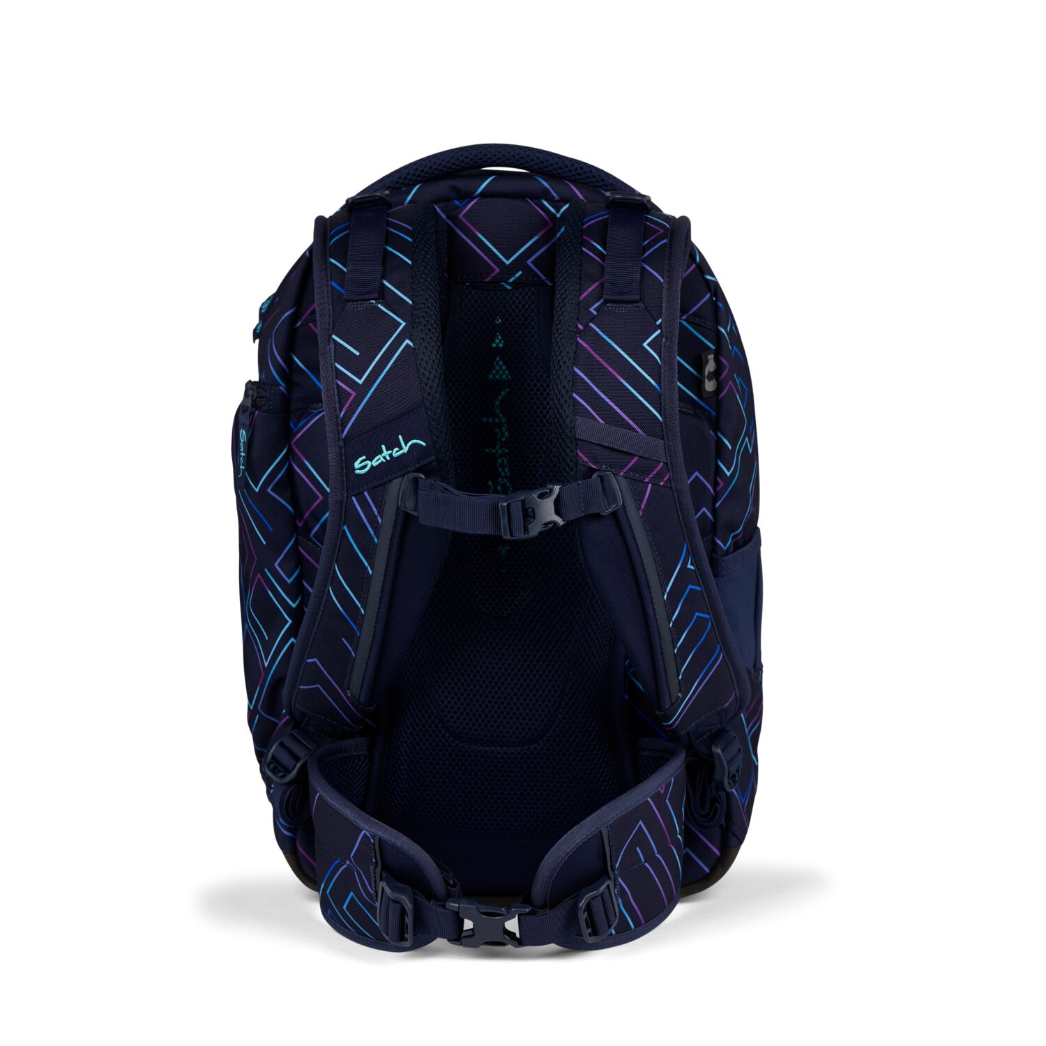satch match Schulrucksack Purple Laser satch match Schulrucksack Purple Laser