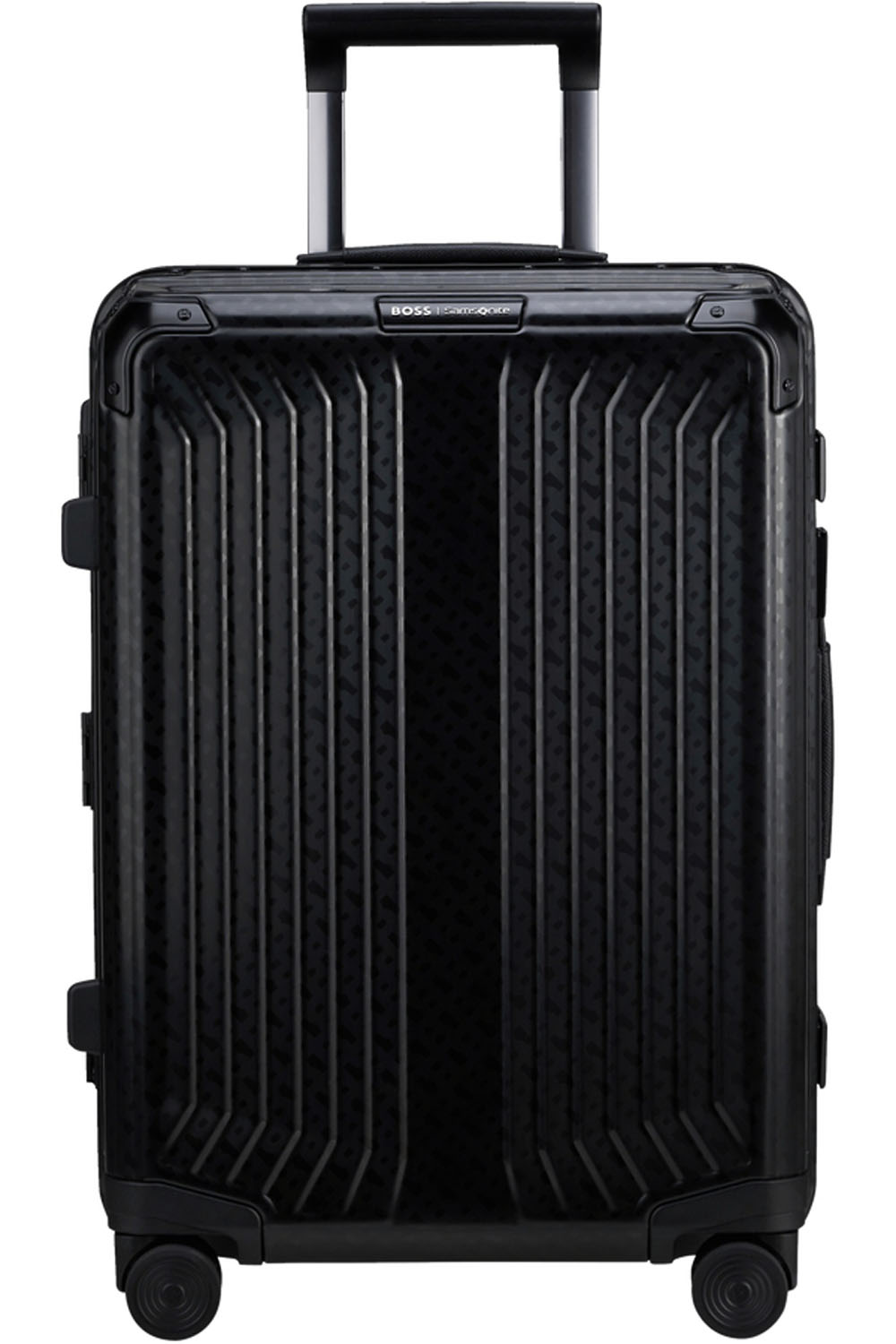 Samsonite BOSS Trolley mit 4 Rollen 55cm Graphite Monogram Samsonite BOSS Trolley mit 4 Rollen 55cm Graphite Monogram