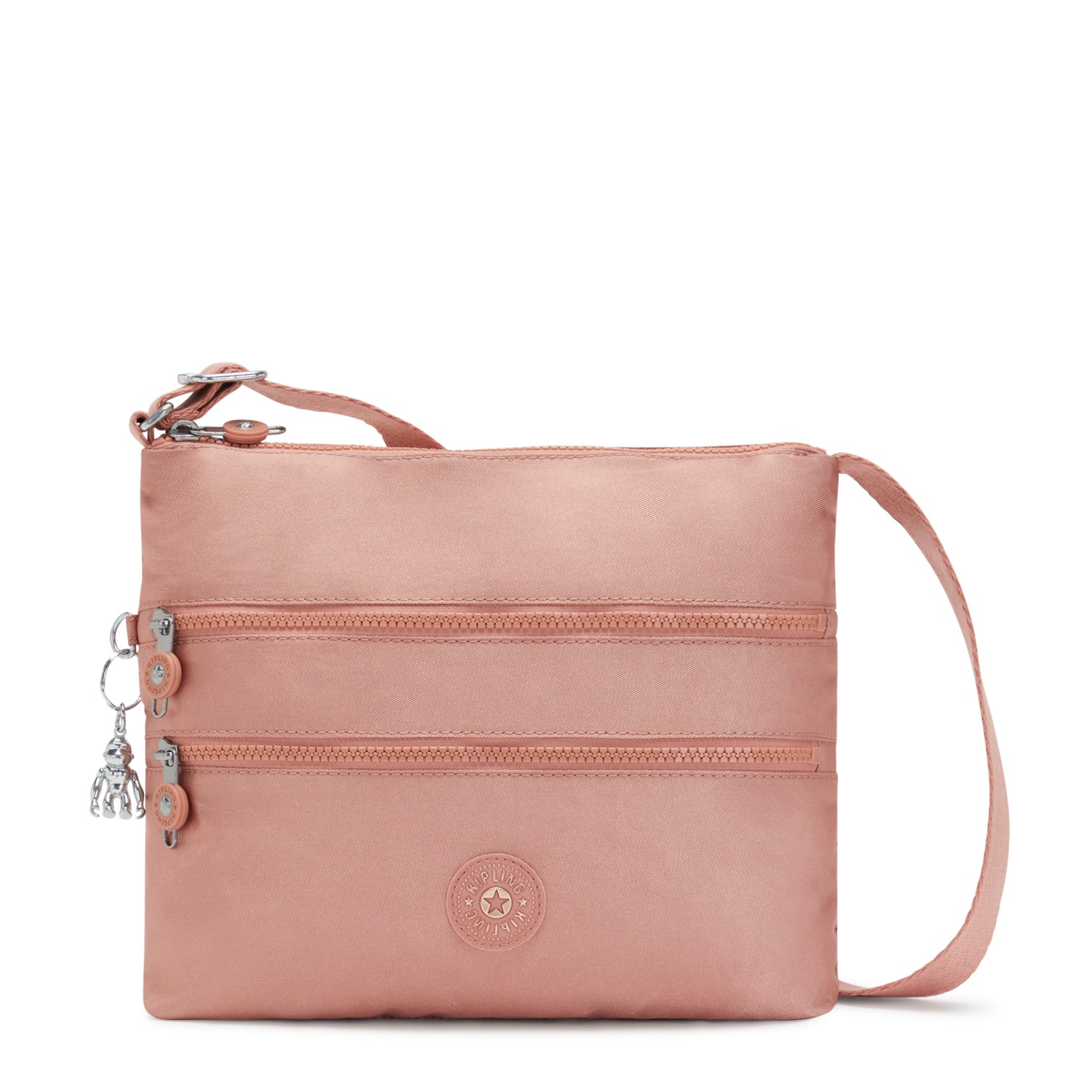 Kipling ALVAR Mittelgroße Schultertasche Dynamic Twill Warm Rose Kipling ALVAR Mittelgroße Schultertasche Dynamic Twill Warm Rose