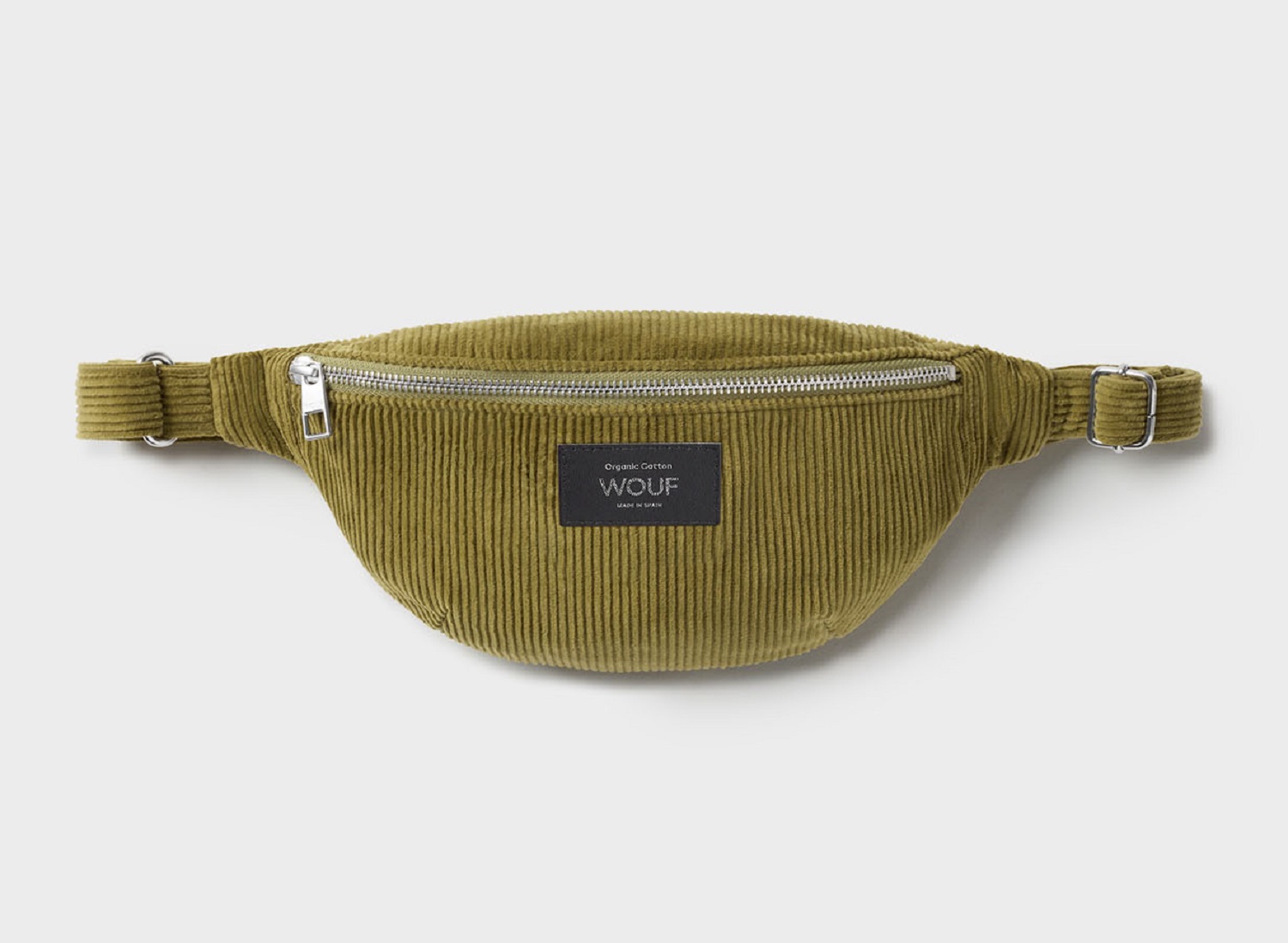 Wouf Corduroy Collection Waist Bag Olive