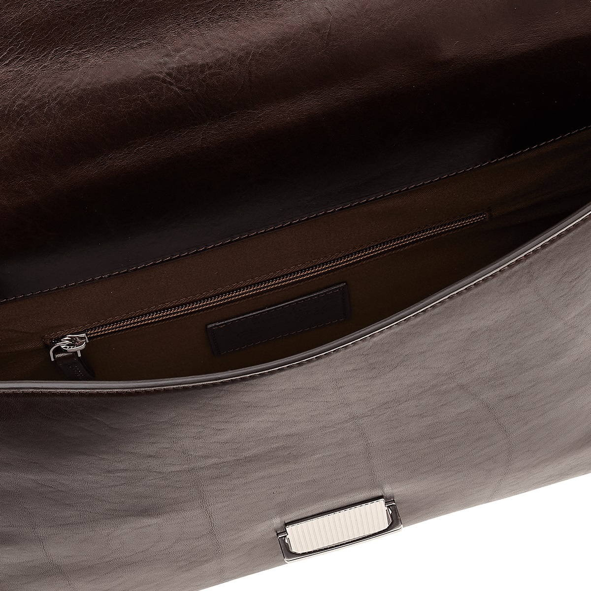 The Bridge Dante Leder-Aktenstasche 40cm Castagna/Nickel