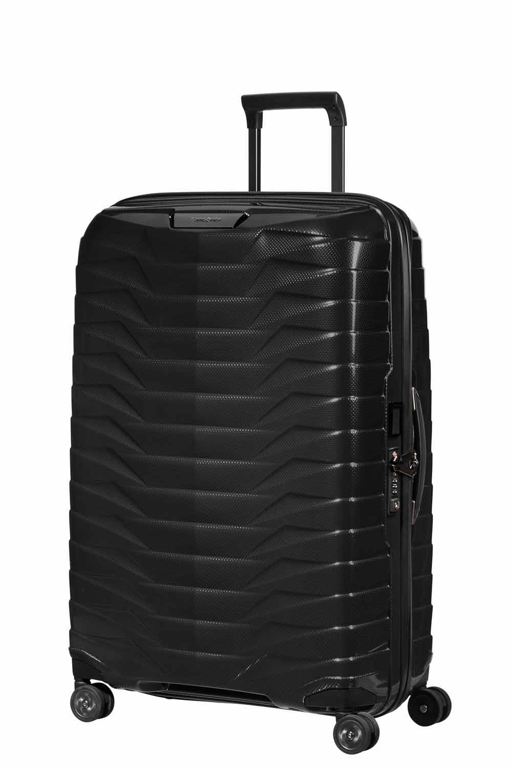 Samsonite Proxis Trolley mit 4 Rollen 69cm + GRATIS HOTELGUTSCHEIN Schwarz Samsonite Proxis Trolley mit 4 Rollen 69cm + GRATIS HOTELGUTSCHEIN Schwarz
