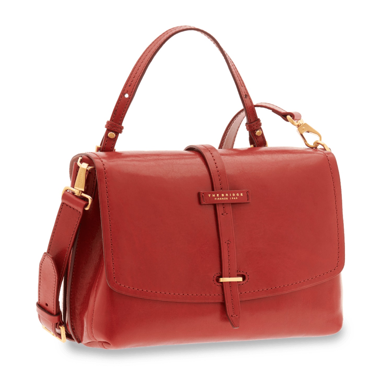 The Bridge Dalston Tasche mit Doppelfunktion Ribes-Rot/Gold The Bridge Dalston Tasche mit Doppelfunktion Ribes-Rot/Gold