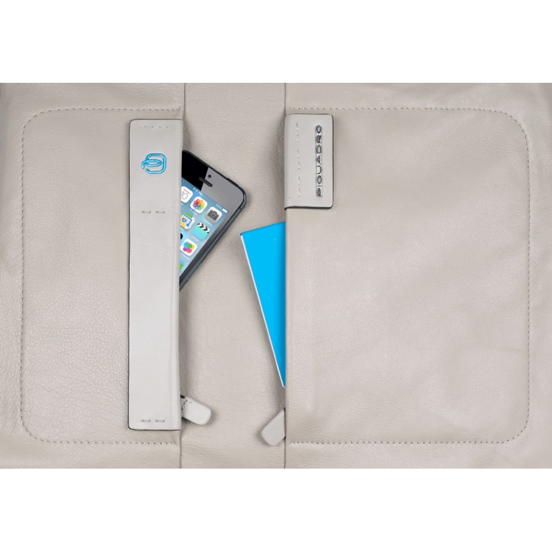 Piquadro Pulse Erweiterbare Laptoptasche mit Tablet-Tasche black