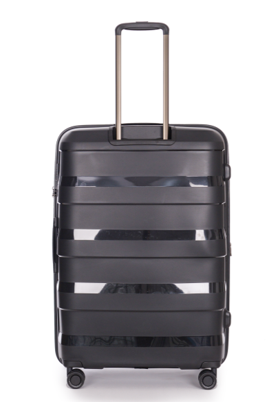 Stratic Straw + Hartschalen-Koffer L, erweiterbar black