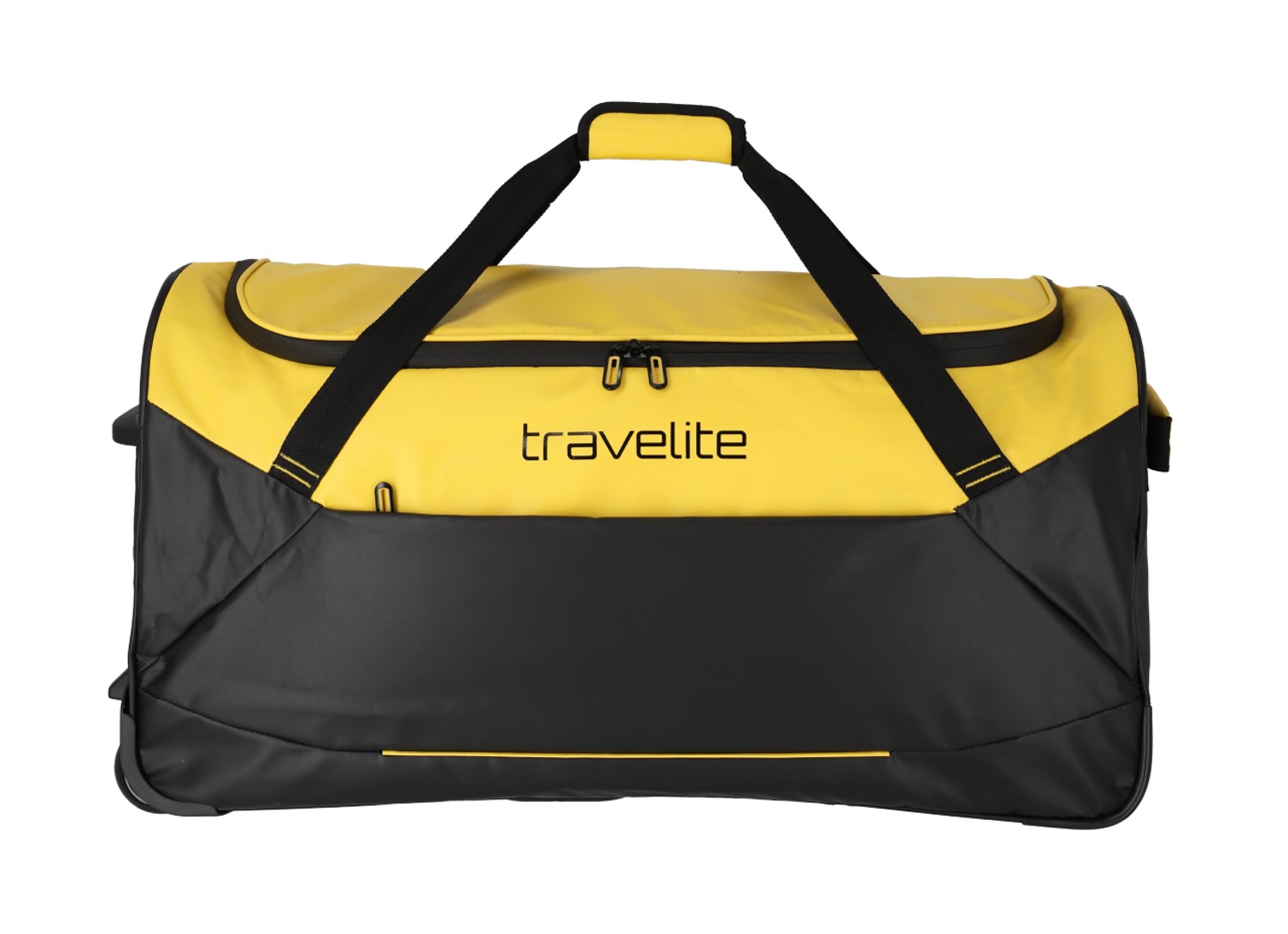 Travelite Basics Plane Rollenreisetasche 71cm Schwarz/Gelb Travelite Basics Plane Rollenreisetasche 71cm Schwarz/Gelb