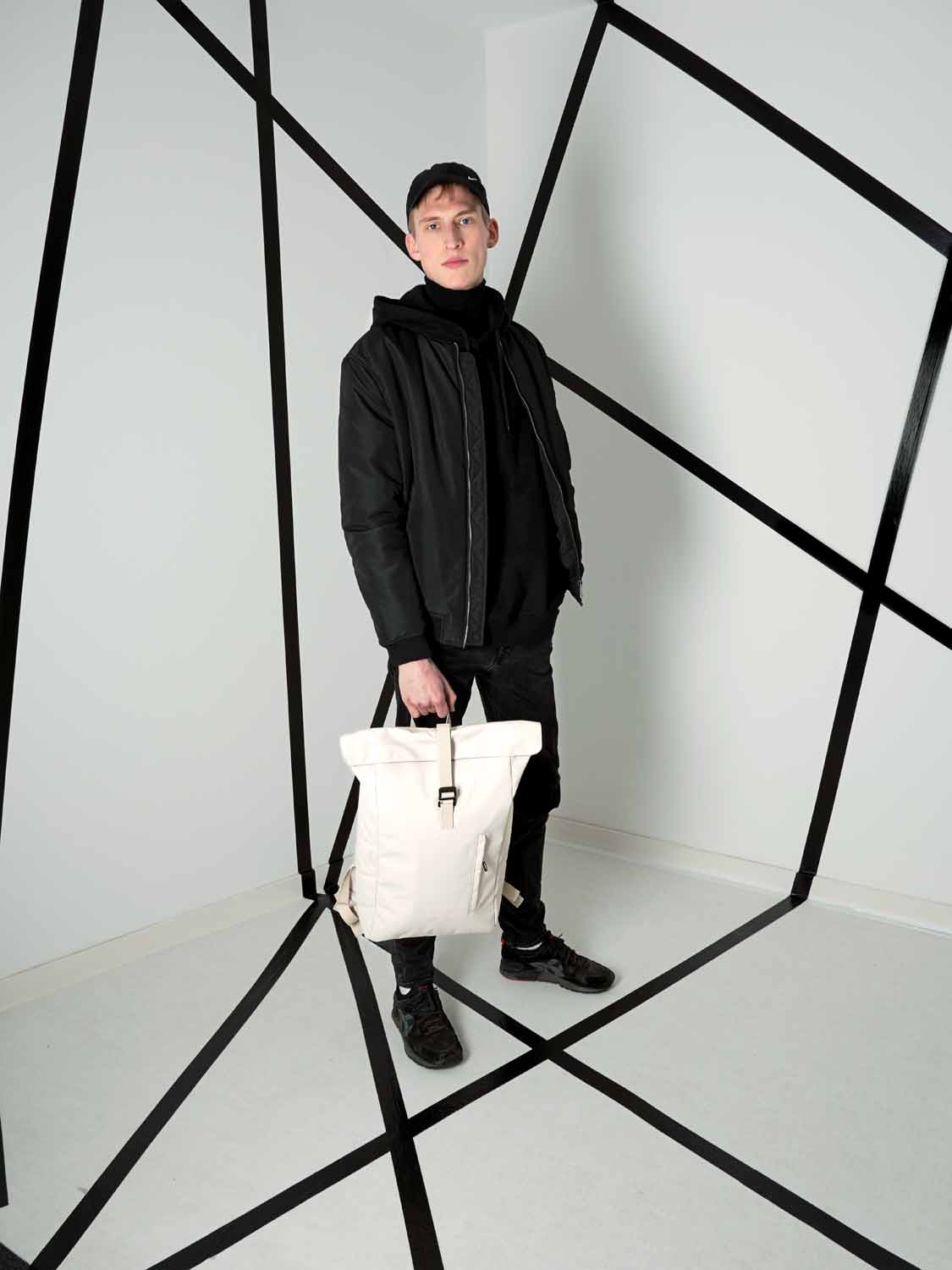 kattbjørn Rolltop mit 15" Laptopfach Sandy Beige kattbjørn Rolltop mit 15" Laptopfach Sandy Beige