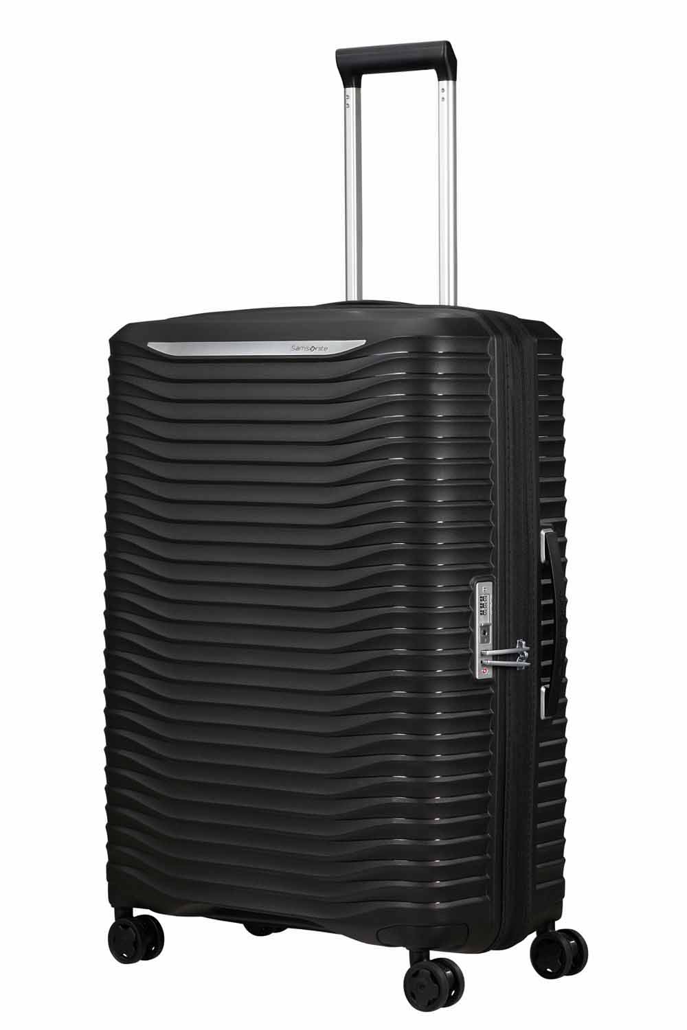 Samsonite Upscape Trolley mit 4 Rollen erweiterbar 75cm + GRATIS HOTELGUTSCHEIN Schwarz Samsonite Upscape Trolley mit 4 Rollen erweiterbar 75cm + GRATIS HOTELGUTSCHEIN Schwarz
