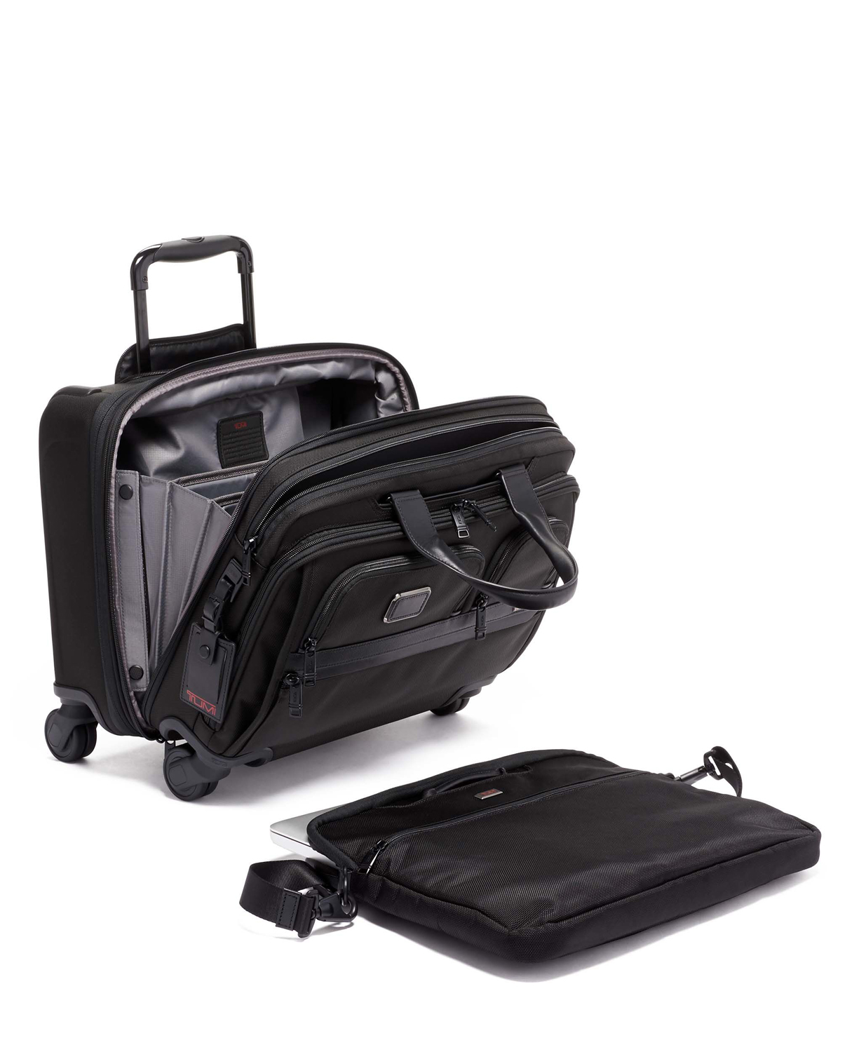 Tumi Alpha 3 DLX Laptop-Briefcase 4w Exp + GRATIS HOTELGUTSCHEIN black Tumi Alpha 3 DLX Laptop-Briefcase 4w Exp + GRATIS HOTELGUTSCHEIN black