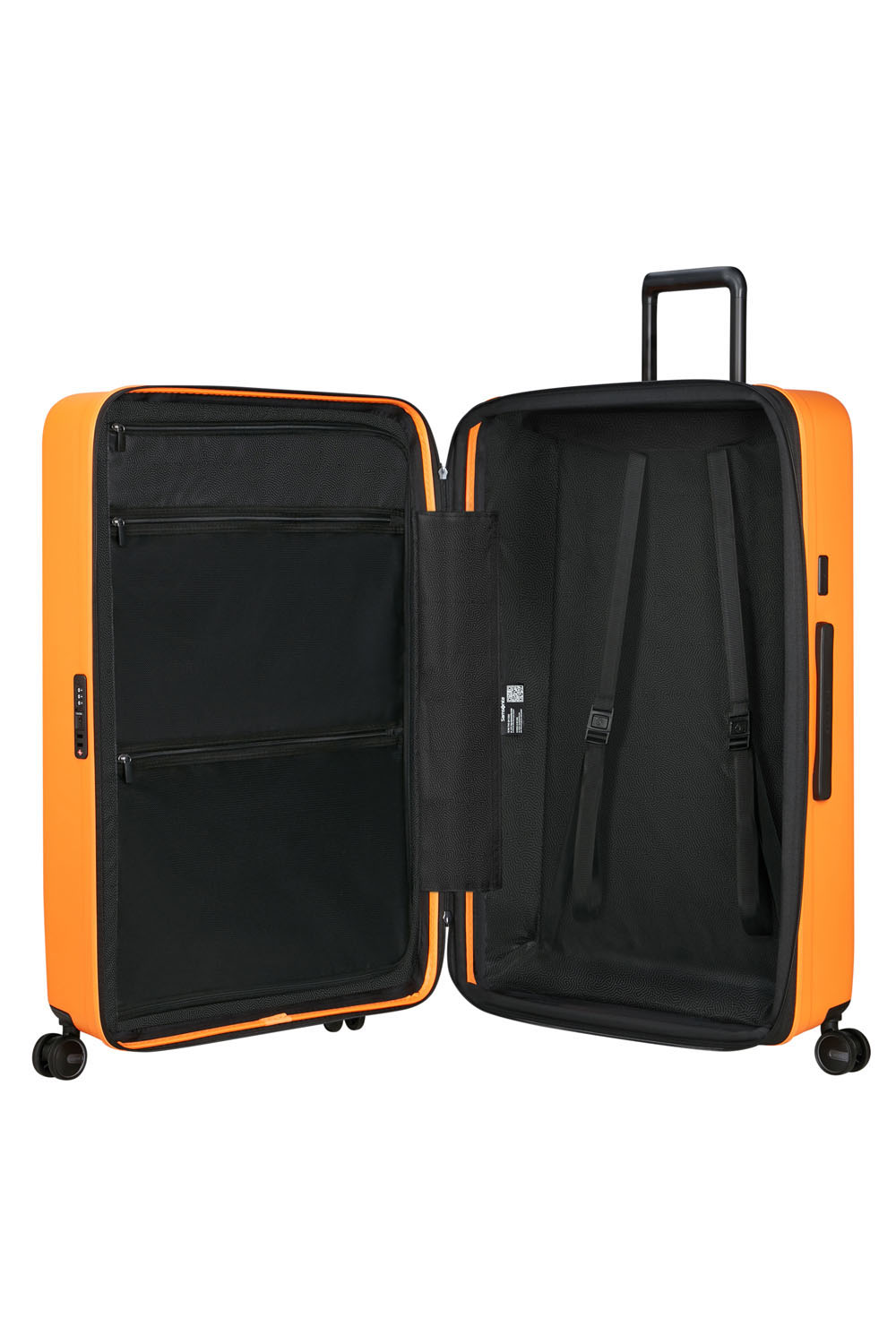 Samsonite Restackd Trolley mit 4 Rollen erweiterbar 81cm + GRATIS HOTELGUTSCHEIN Papaya