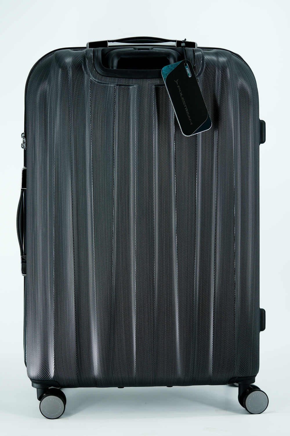 Polestream Moonrock Cabin Trolley S, 4-Rollen, erweiterbar Black brushed Polestream Moonrock Cabin Trolley S, 4-Rollen, erweiterbar Black brushed