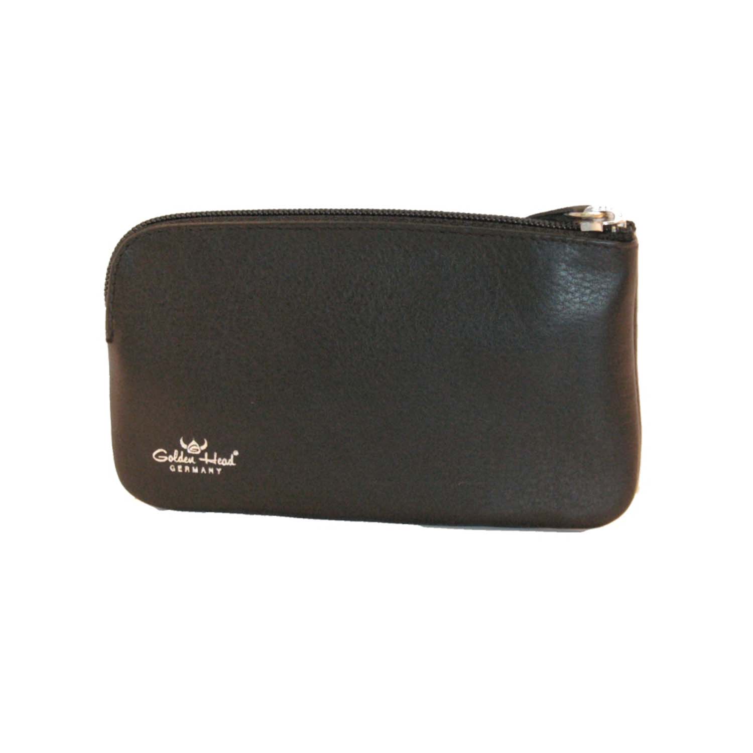 Golden Head Polo Schlüsseletui mit Reißverschluss 5008-50 schwarz