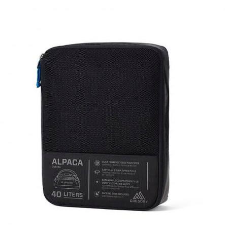 Gregory ALPACA 40 Liter Reisetasche Obsidian Black Gregory ALPACA 40 Liter Reisetasche Obsidian Black