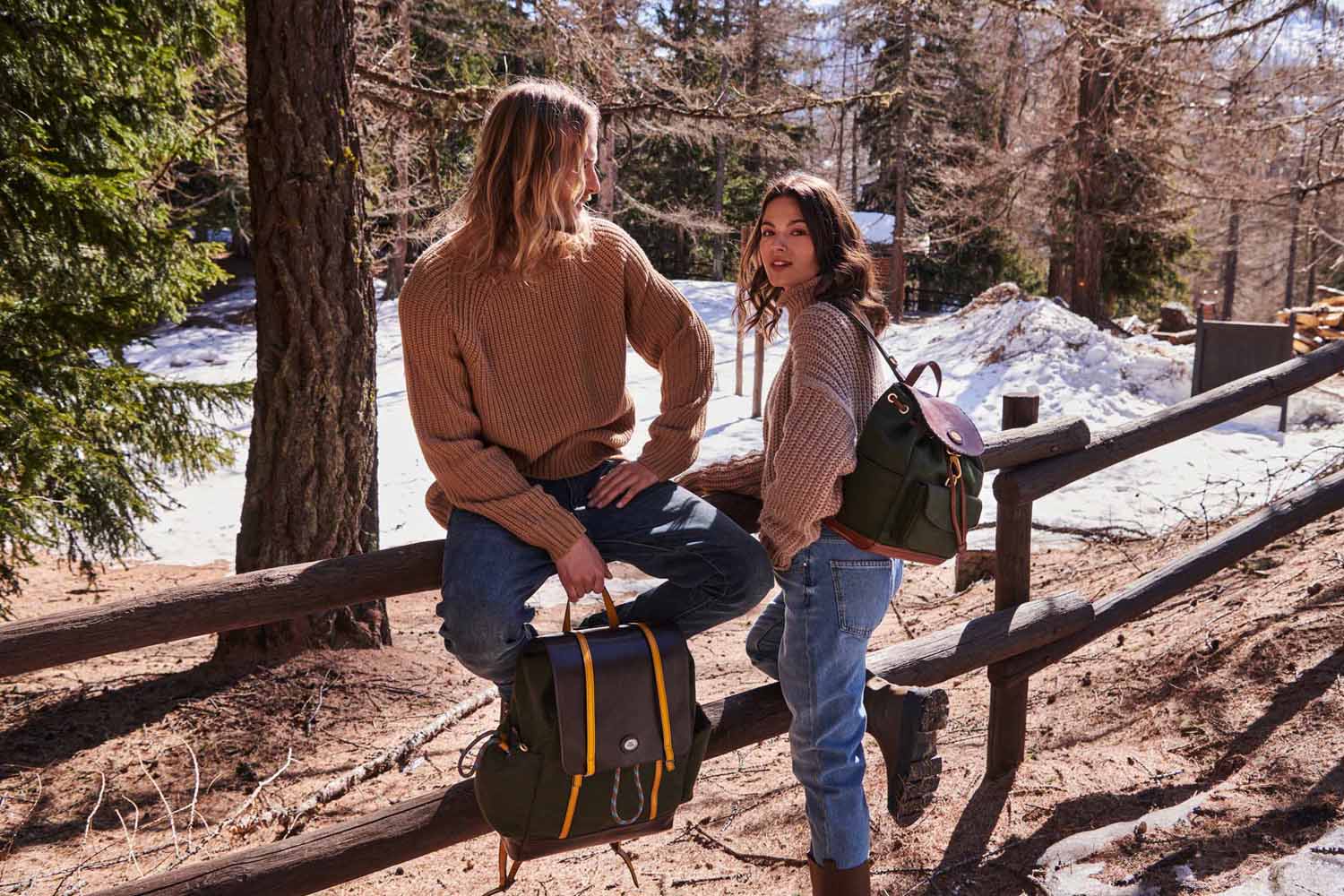 The Bridge Loden Capsule Rucksack 0601125F Braun/Grün Loden/Dunkles Ruthenium The Bridge Loden Capsule Rucksack 0601125F Braun/Grün Loden/Dunkles Ruthenium