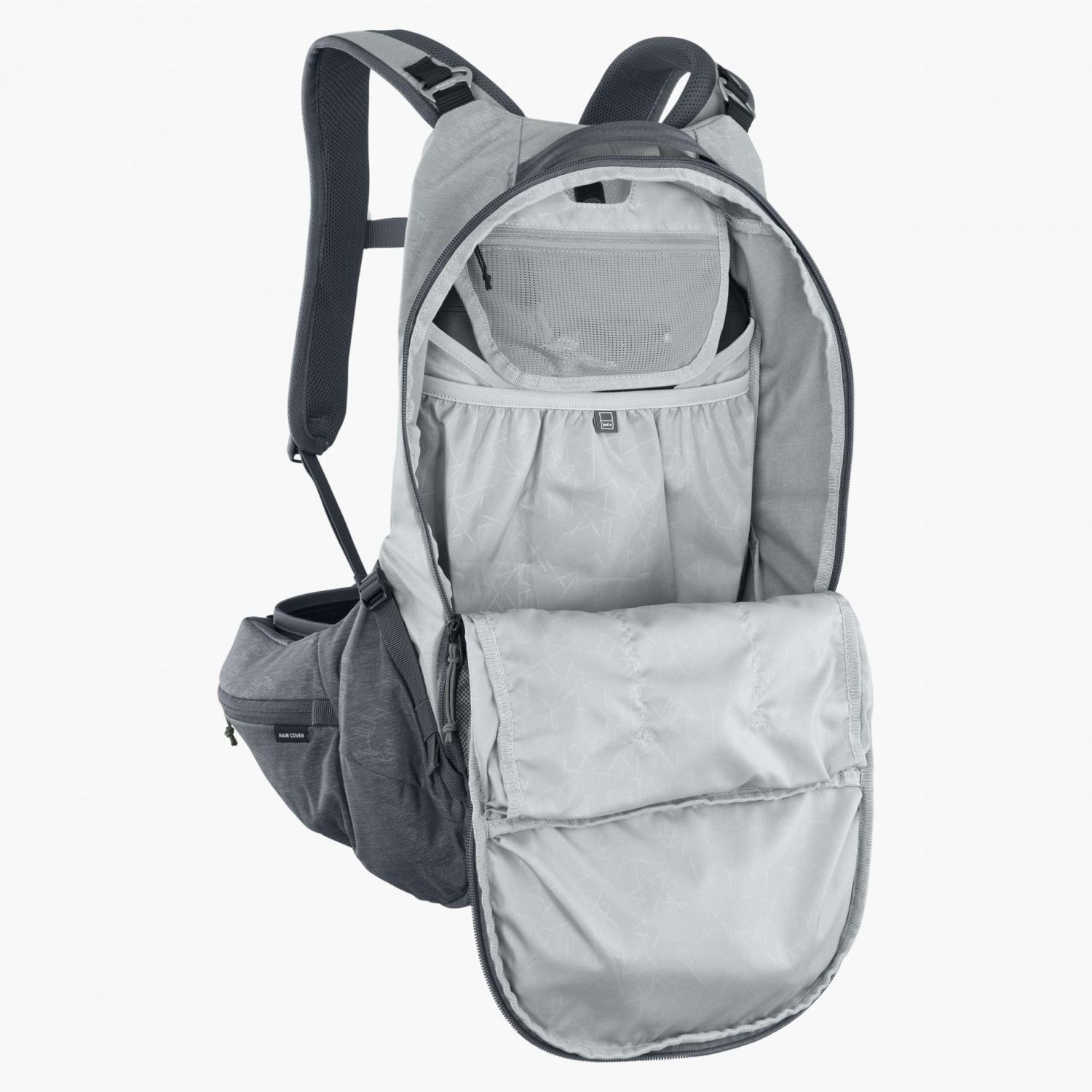evoc Protector Backpacks Trail Pro 16 S/M Stone - Carbon Grey