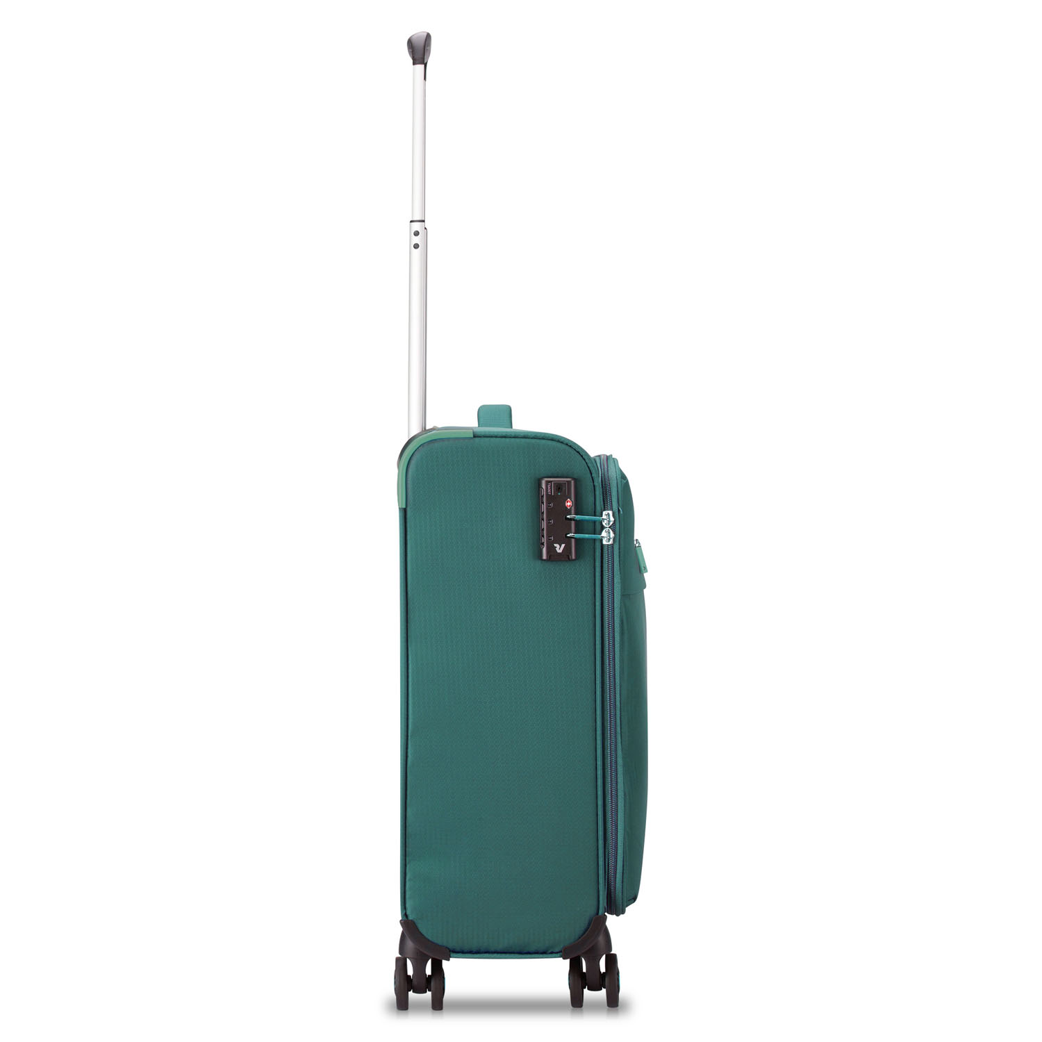 Roncato Lite Soft Handgepäck Carry-On Trolley 4-Rollen Green Bottle