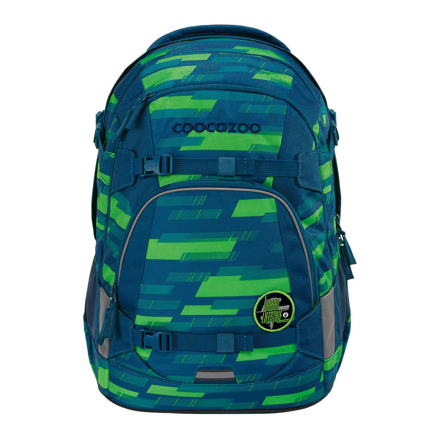 Coocazoo MATE Schulrucksack -Kollektion 2025 Lime Stripe