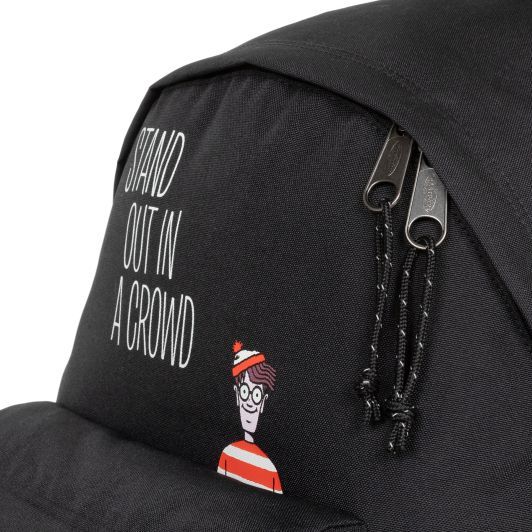 Eastpak Padded Pak'r® SPECIAL EDITION Rucksack Where's Wally Silk Black