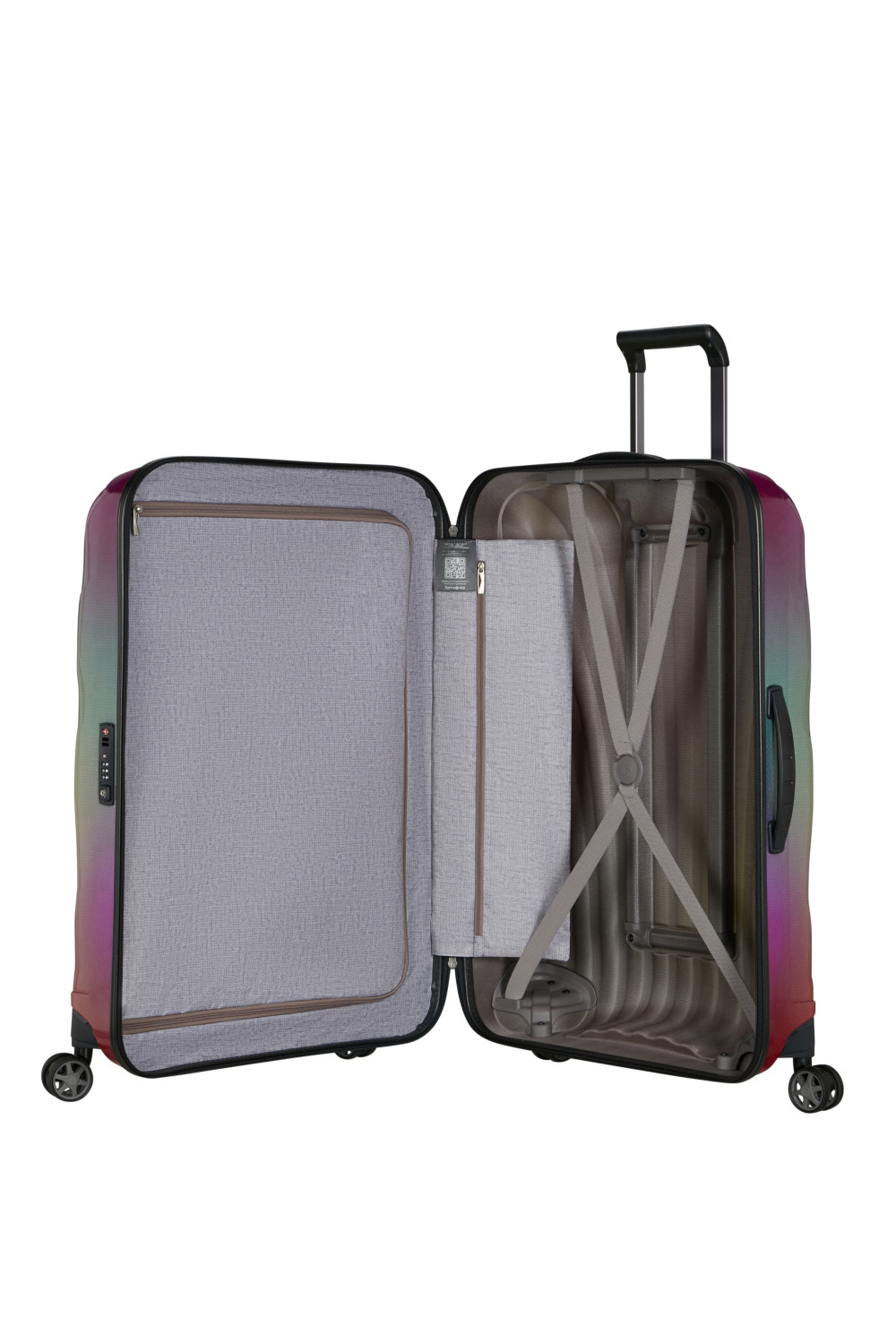 Samsonite C-Lite Season Trolley mit 4 Rollen 75cm + GRATIS HOTELGUTSCHEIN LTD Colourburst