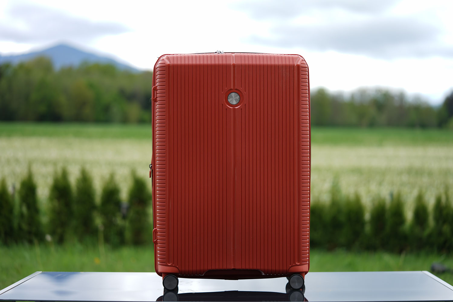 Verage Rome Trolley Medium Check-in sunset Orange