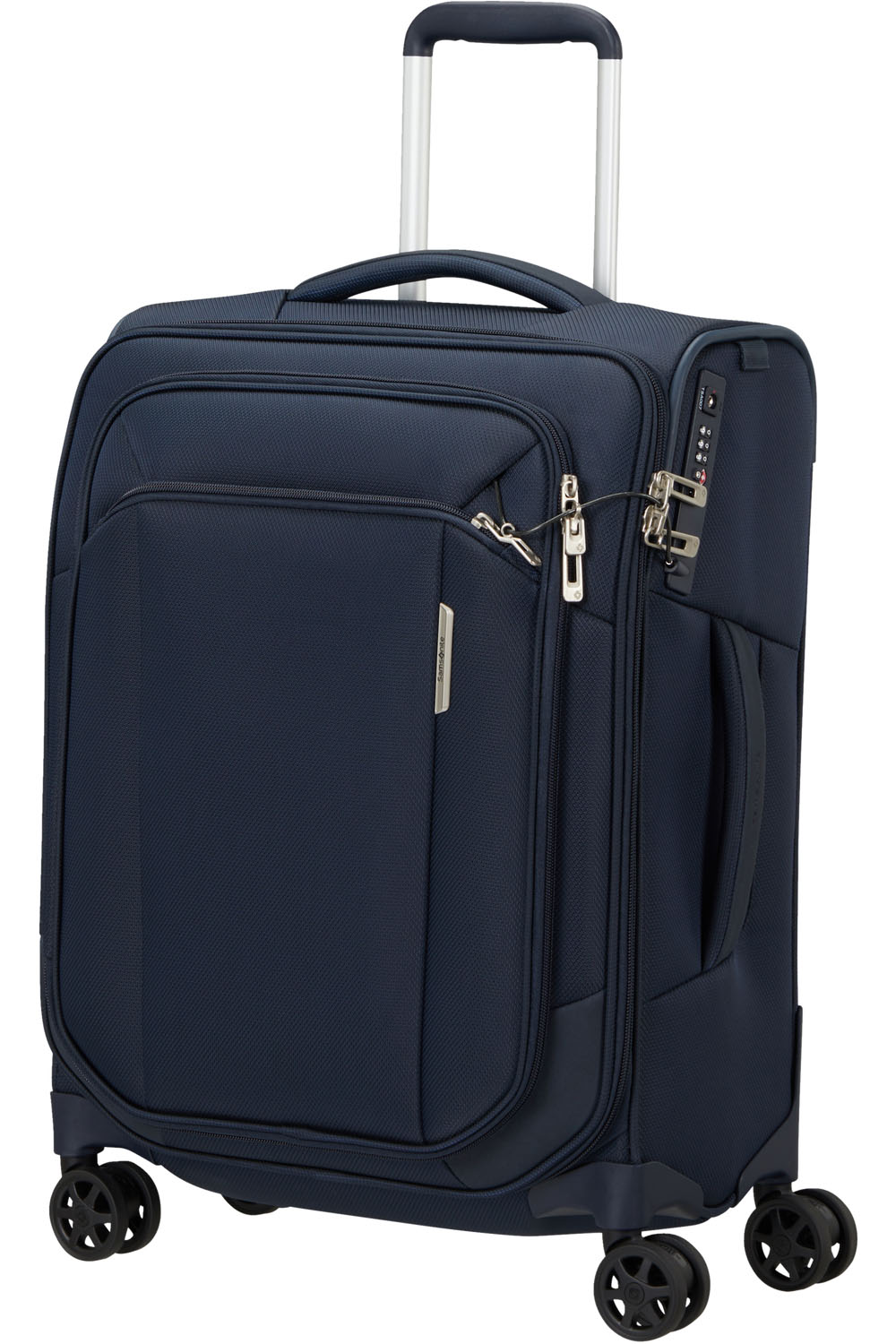 Samsonite Respark Trolley mit 4 Rollen 55cm Strict + GRATIS HOTELGUTSCHEIN Midnight Blue