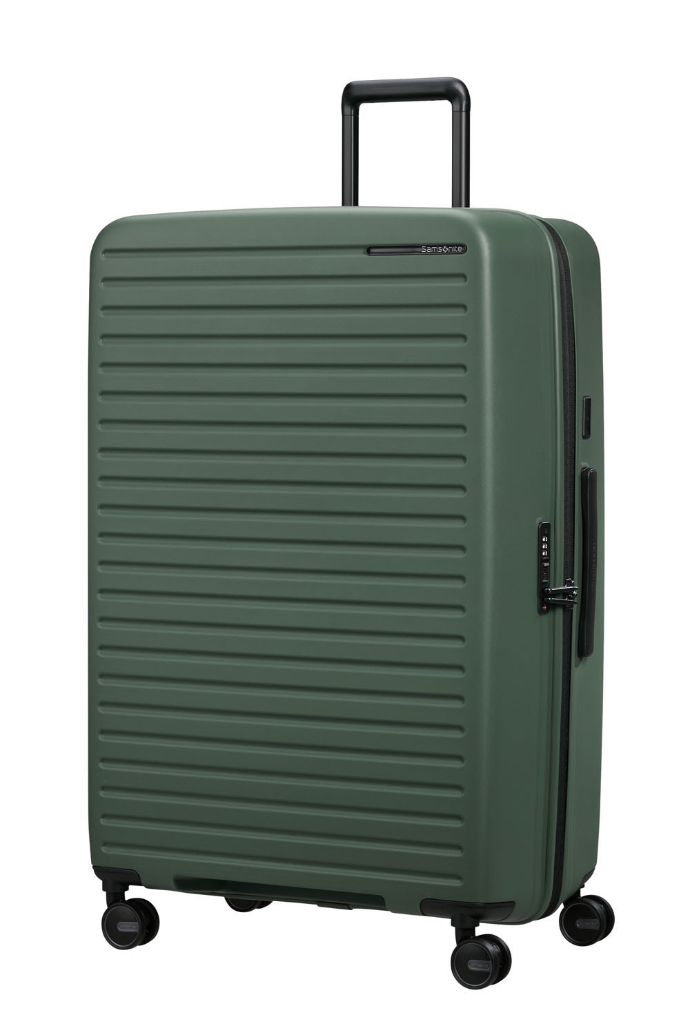 Samsonite Restackd Trolley mit 4 Rollen erweiterbar 81cm + GRATIS HOTELGUTSCHEIN Sage