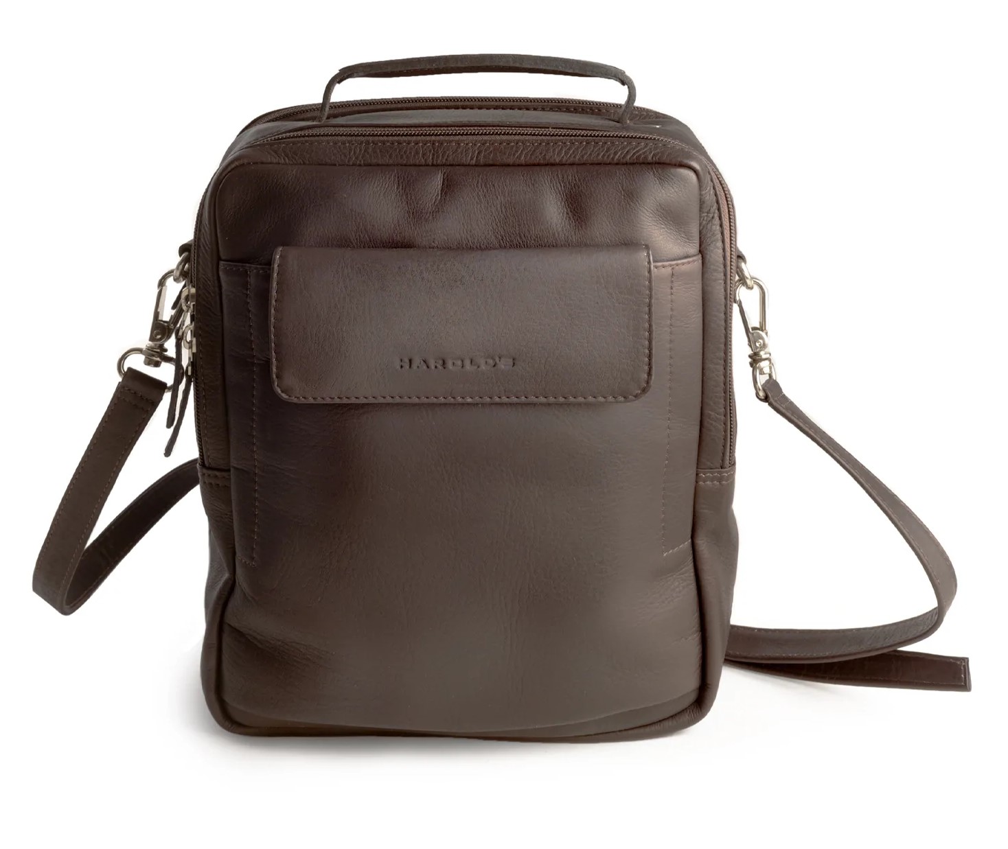 Harold's Country Accessories große Umhängetasche mit Griff braun