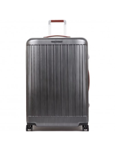 Piquadro Relyght Plus Großer Hartschalentrolley mit vier Rollen Piquadro Relyght Plus Großer Hartschalentrolley mit vier Rollen