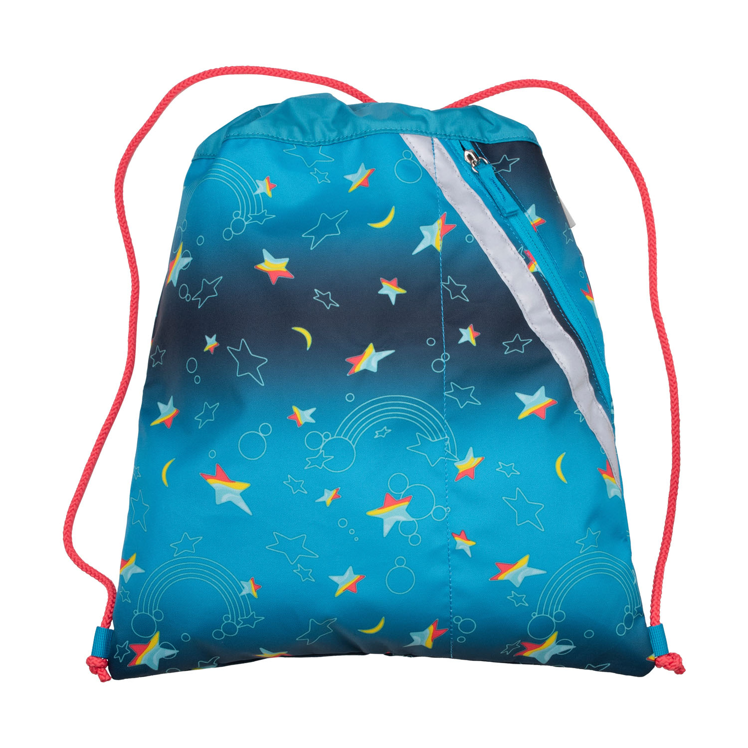 DerDieDas ErgoFlex Tiny Exklusiv LED Schulrucksack 5-teiliges Set Rainbow Star