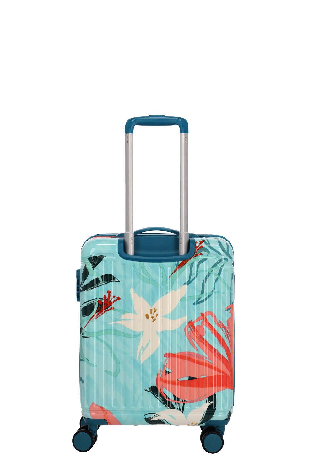 Travelite Cruise 4-Rad Trolley S Türkise Lilie