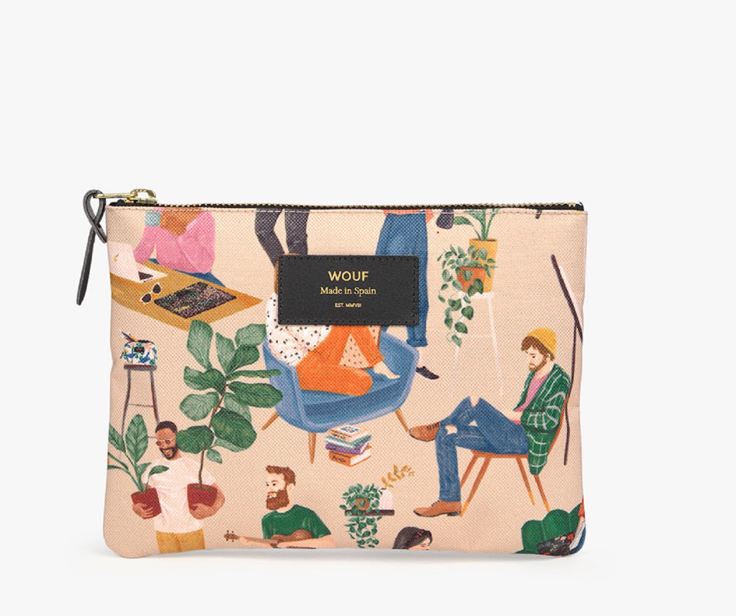 Wouf Accessories Large Pouch Bag Recycled Collection Cozy