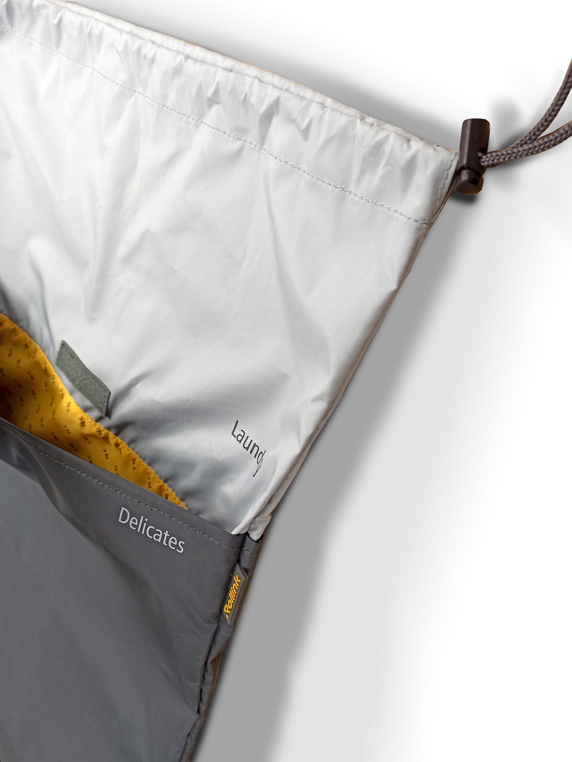 Rollink Accessories Travel Laundry Bag grey/yellow Rollink Accessories Travel Laundry Bag grey/yellow
