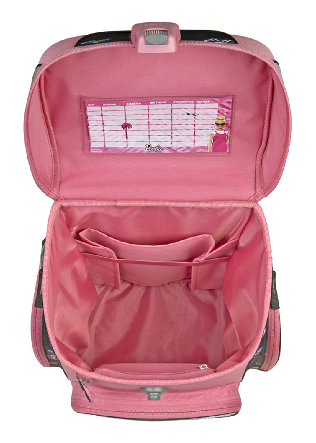 Scooli EasyFit Schulranzen, 5-teiliges Set Barbie