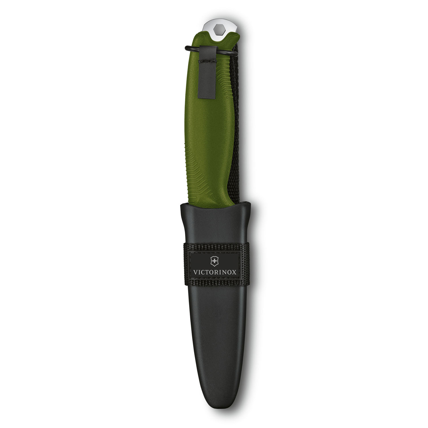 Victorinox Venture Messer mit feststehender Klinge Olive