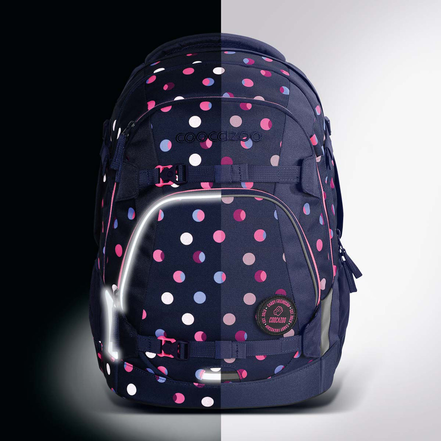 Coocazoo MATE Reflective Schulrucksack Moons Coocazoo MATE Reflective Schulrucksack Moons