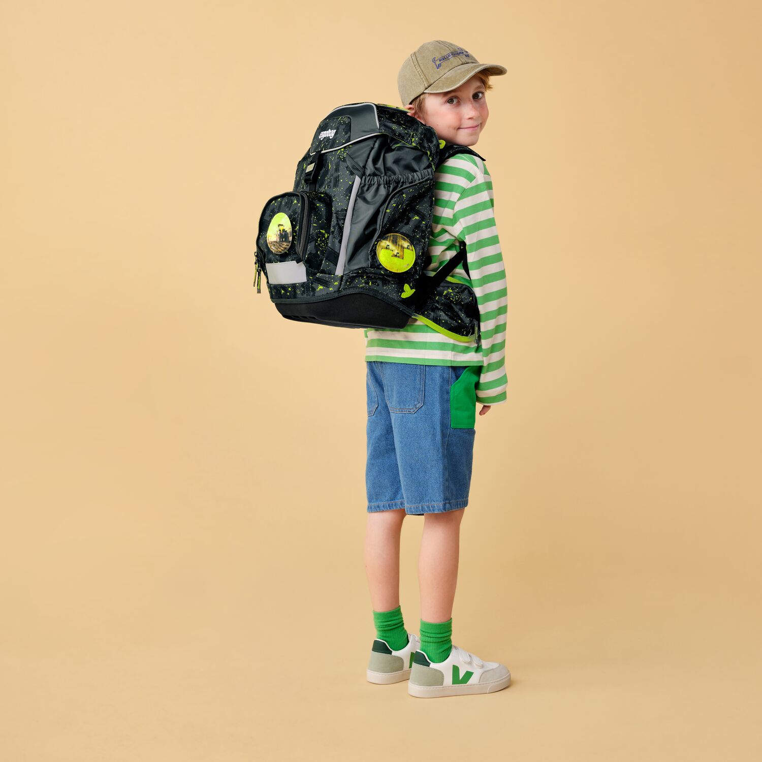 ergobag pack 6-teiliges Schulrucksack-Set 2025 MähdreschBär