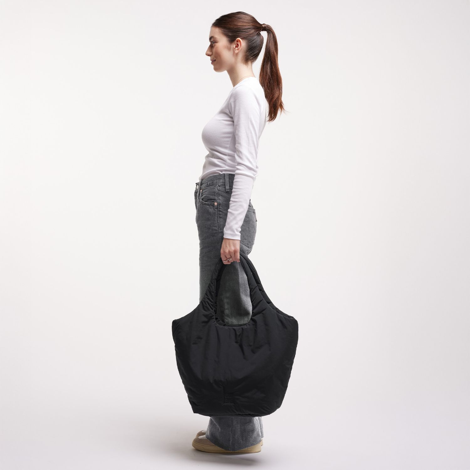 GOT BAG Cloud Tote Bag Monochrome black