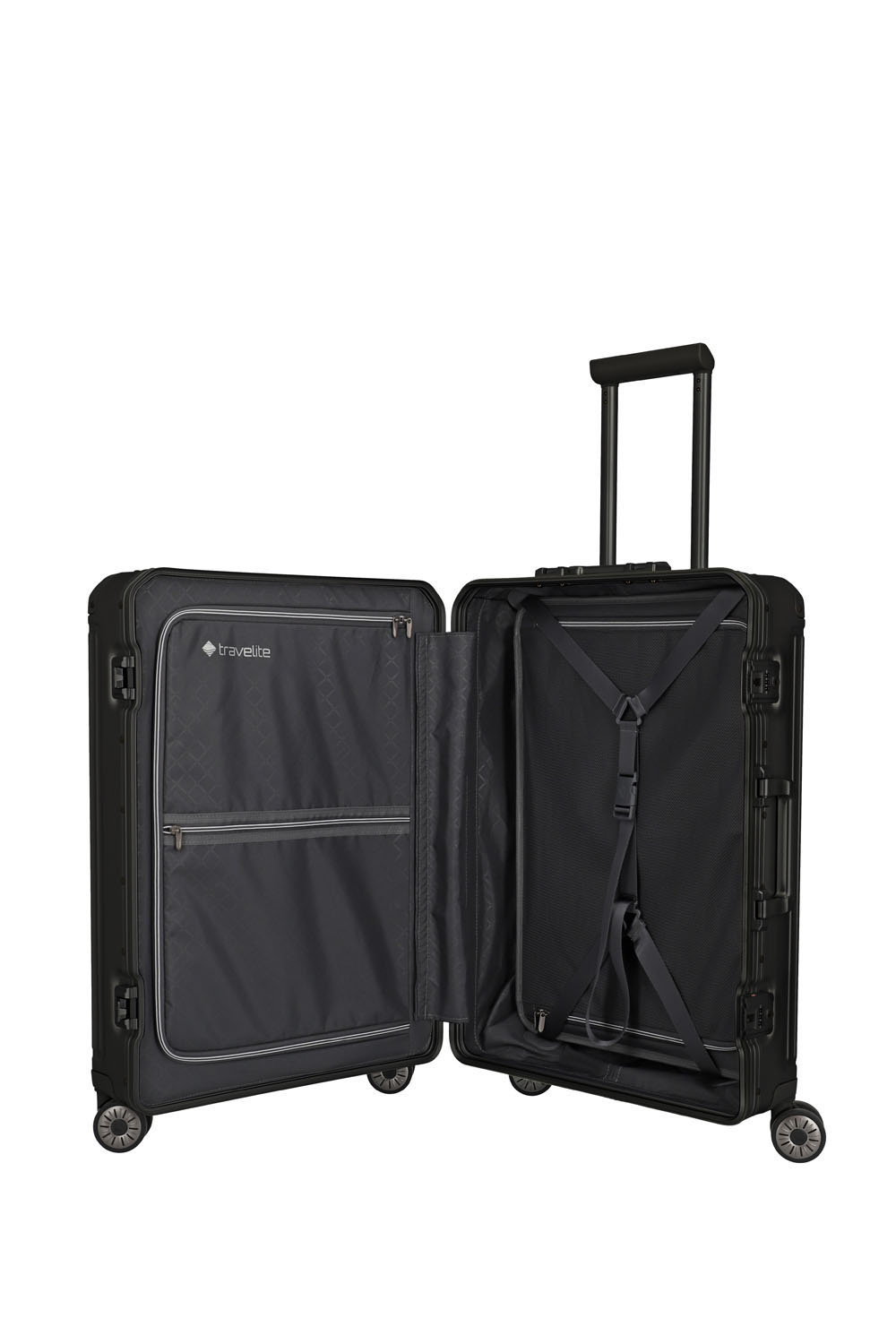 Travelite Next Trolley M 4-Rad Schwarz Travelite Next Trolley M 4-Rad Schwarz