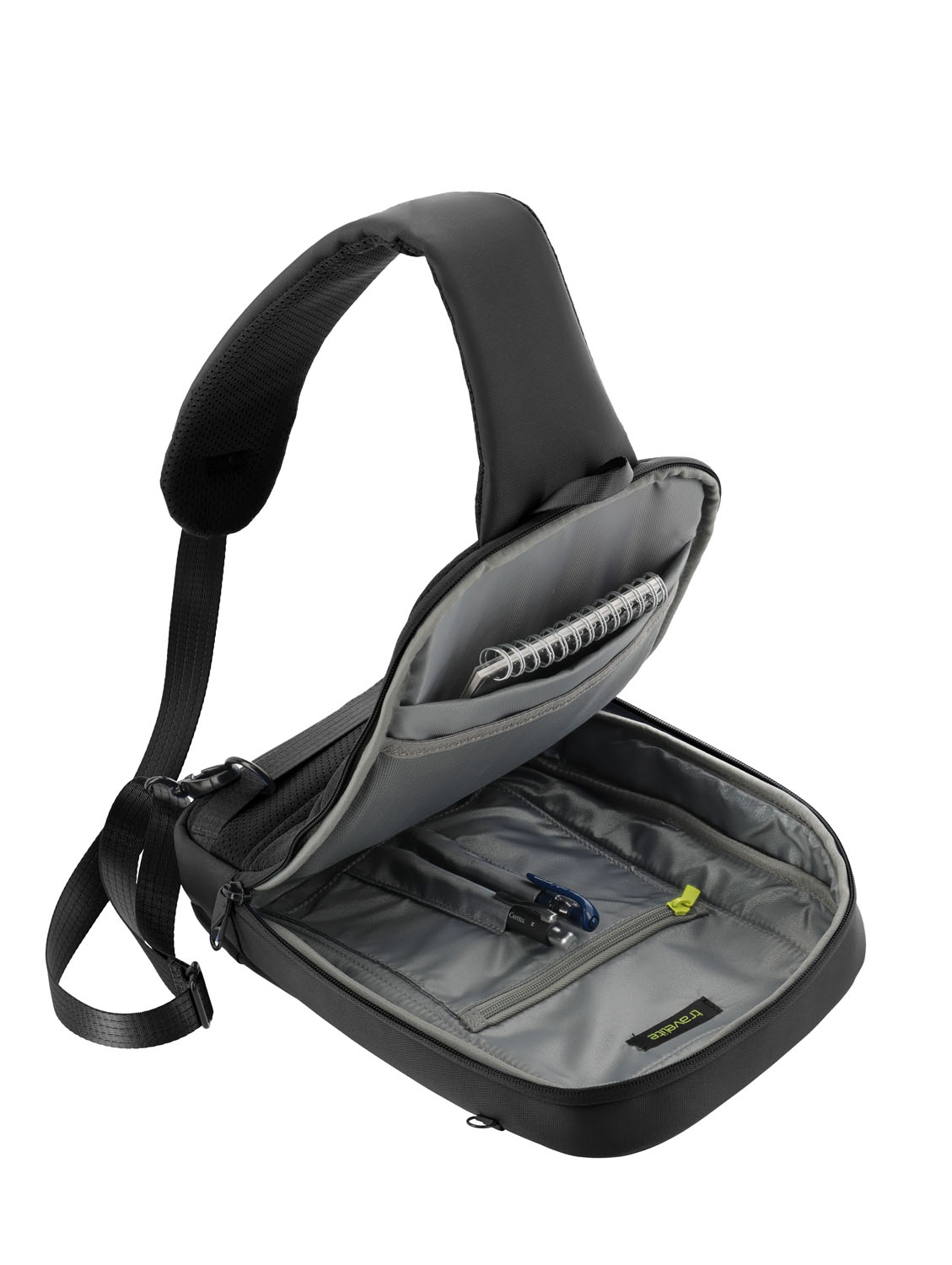 Travelite Workfloow Cross over mit 9,7" Tabletfach Schwarz Travelite Workfloow Cross over mit 9,7" Tabletfach Schwarz