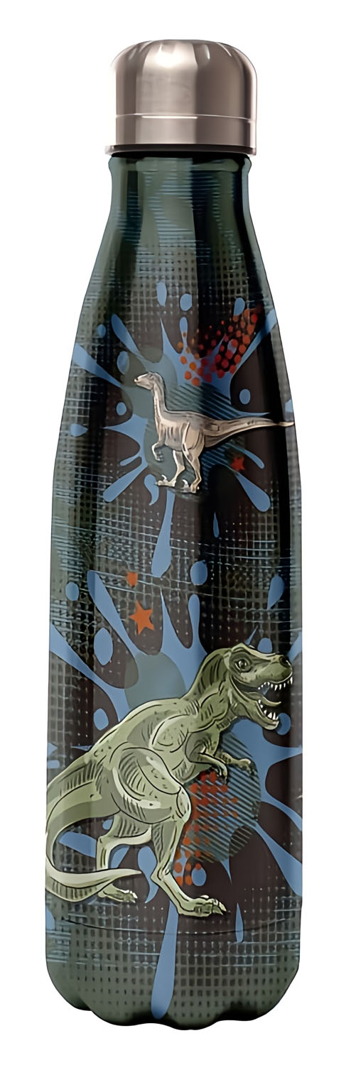 xanadoo Kids-Line Edelstahl-Trinkflasche Dinosaurier Neu xanadoo Kids-Line Edelstahl-Trinkflasche Dinosaurier Neu