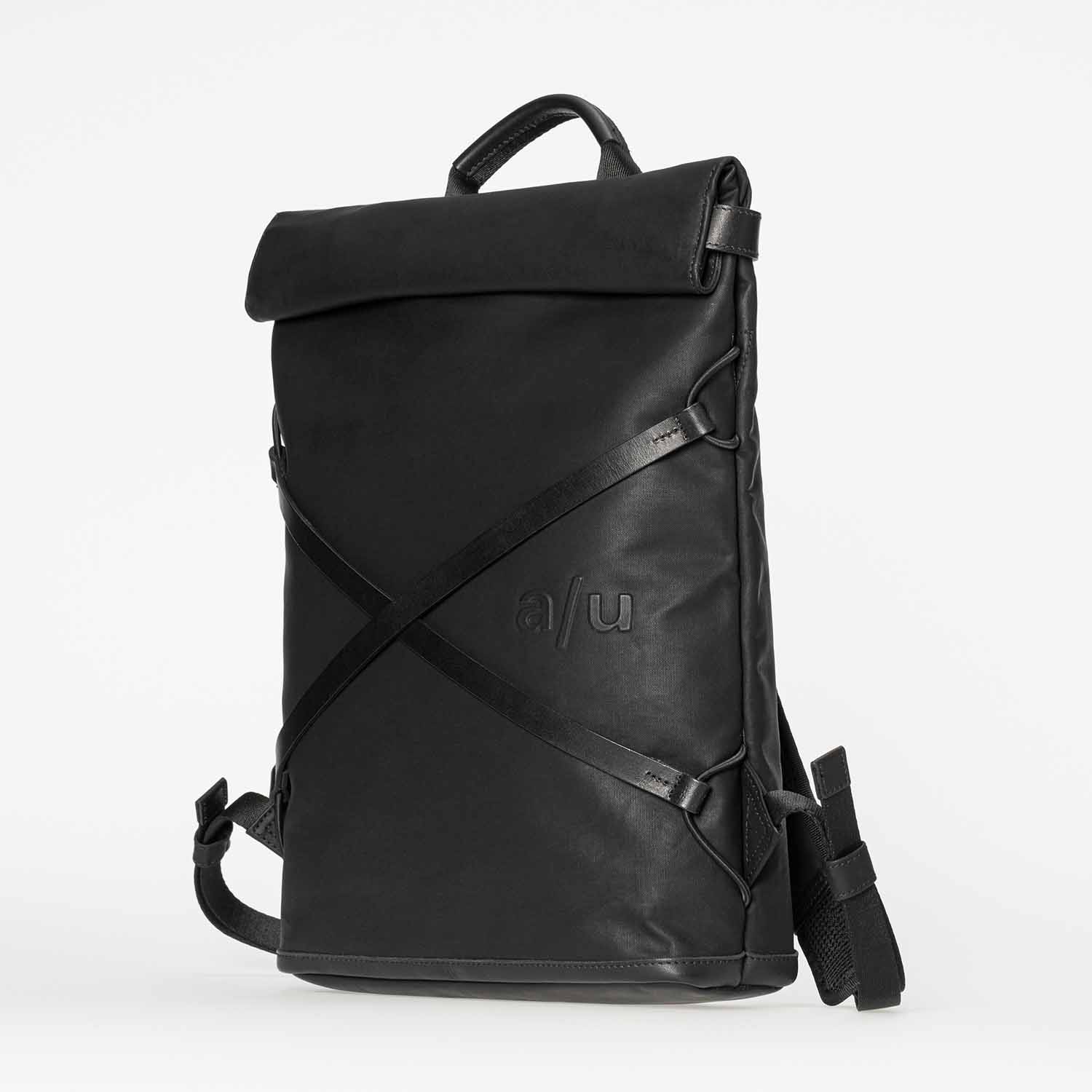 aunts & uncles Japan Yokohama Rolltop Rucksack mit 13" Notebookfach black