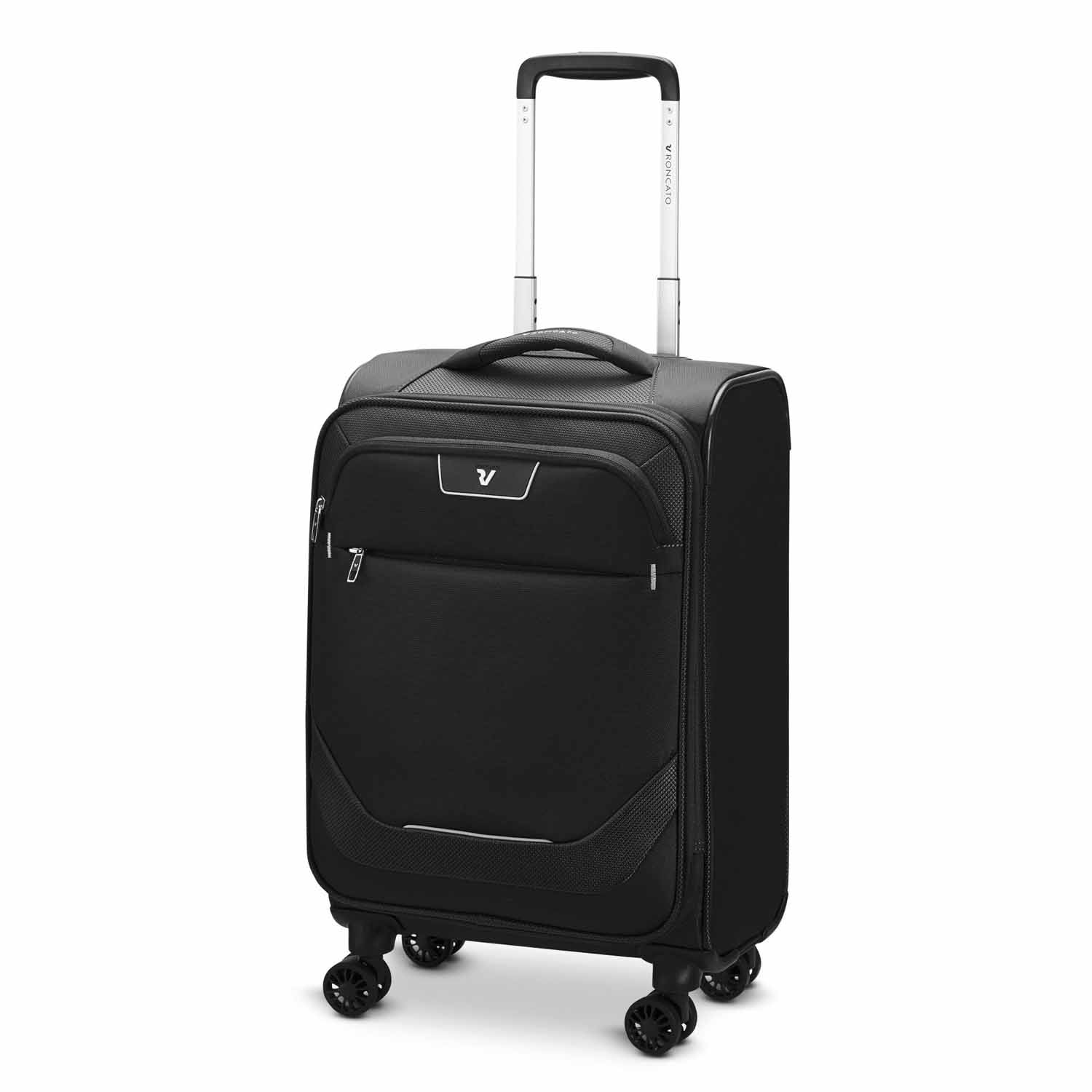 Roncato Joy Handgepäck carry-on 4-Rollen, erweiterbar 55x35cm Schwarz