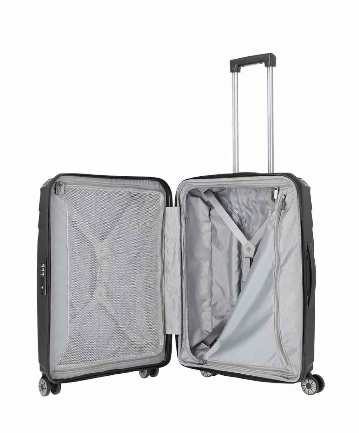 Travelite Elvaa Trolley M, 4-Rollen erweitebar Schwarz Travelite Elvaa Trolley M, 4-Rollen erweitebar Schwarz